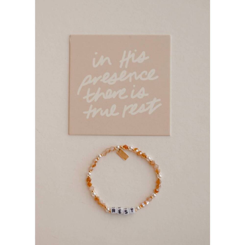 NEW DEAR HEART women's rest bracelet in white